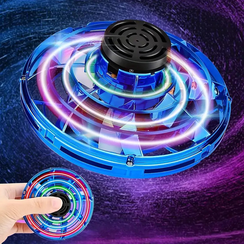 Trendiko Interactive Flying Spinner: LED Light-Up Toy
