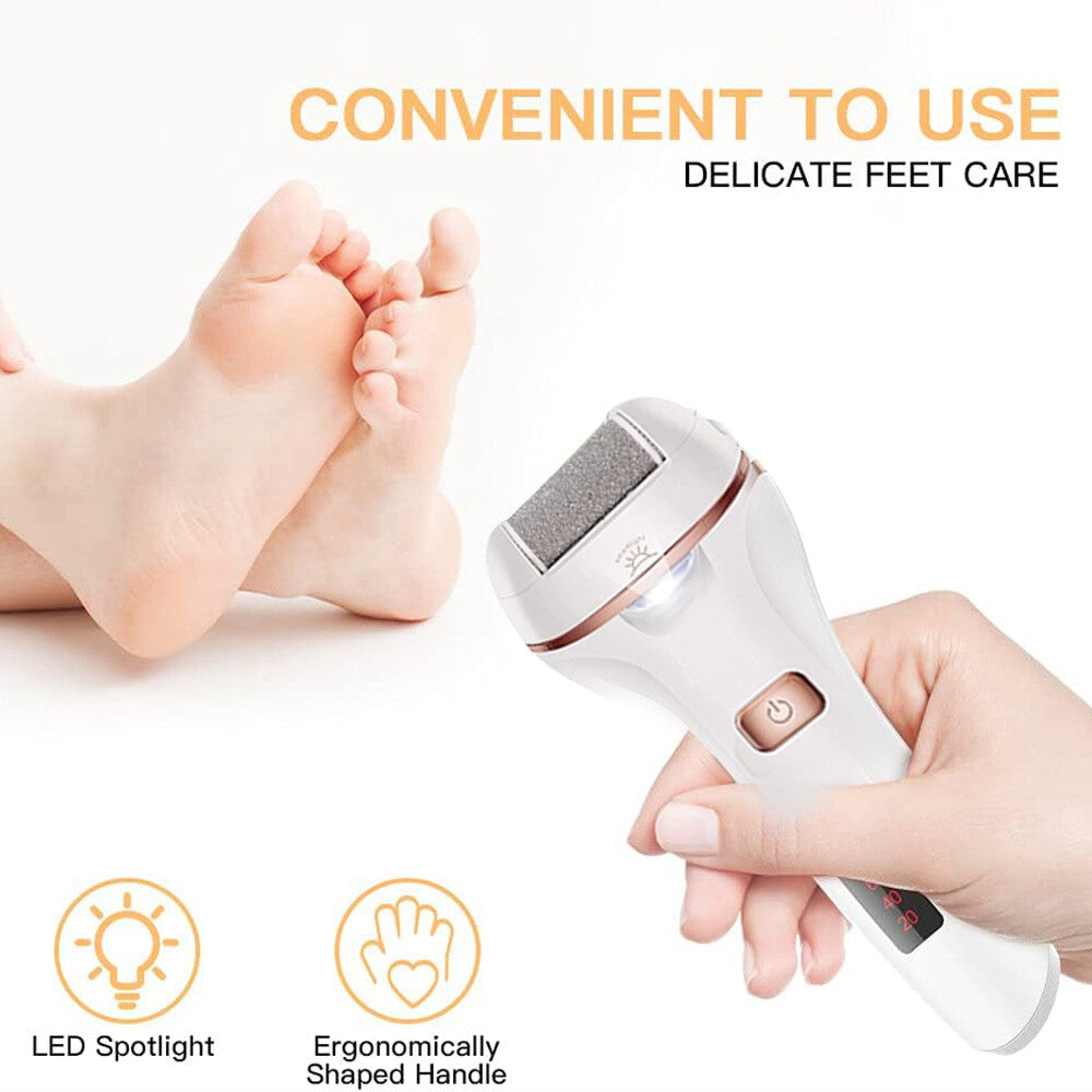Rechargeable electric foot file