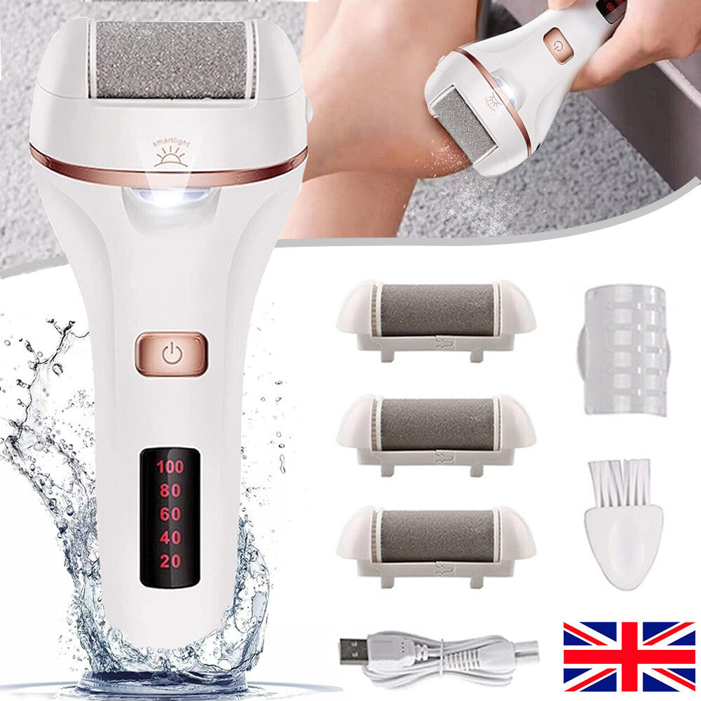 Rechargeable electric foot file