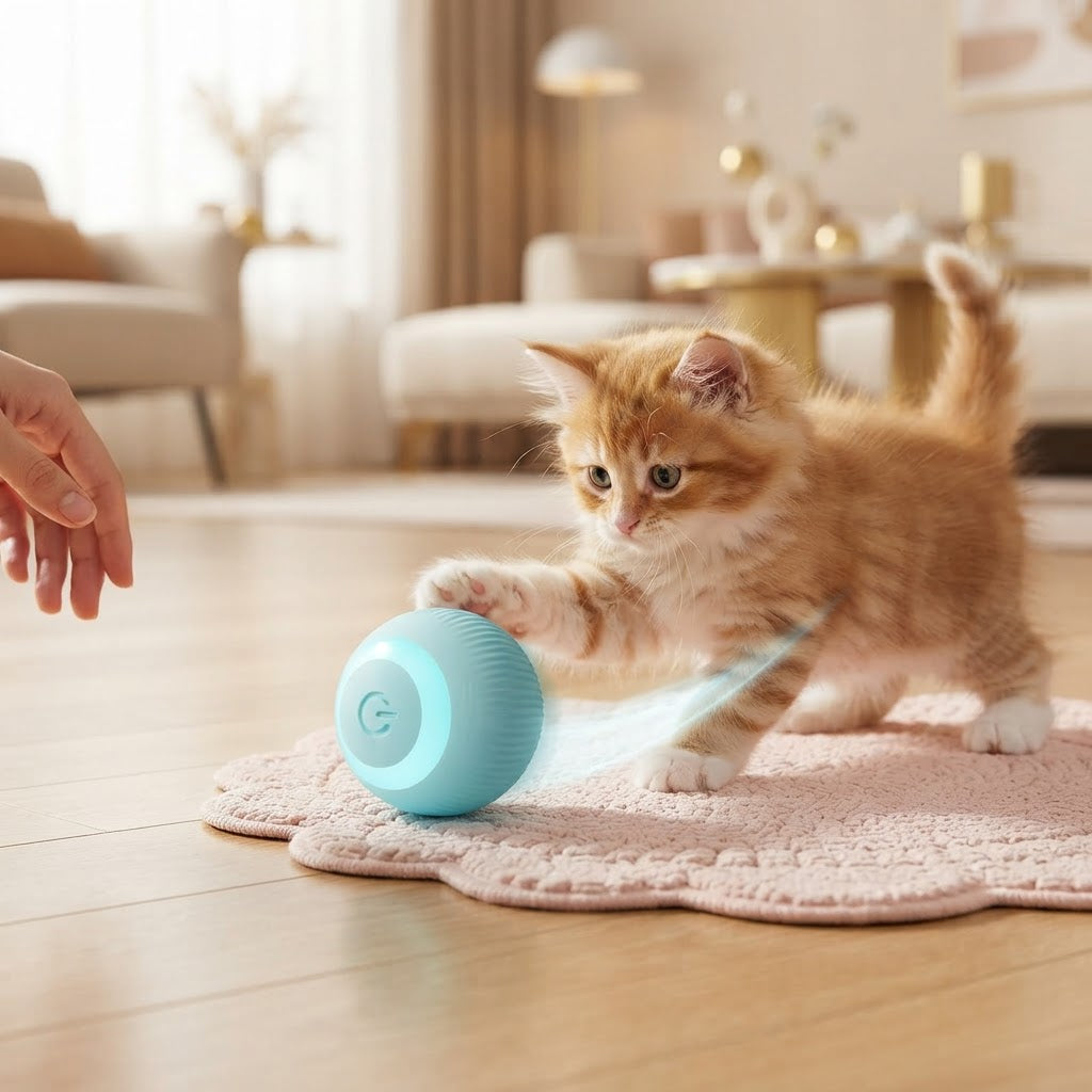 Trendiko Interactive Cat Rolling Ball