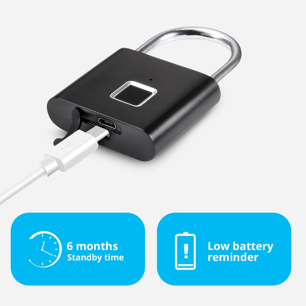 Trendiko Fingerprint Padlock – Keyless Security