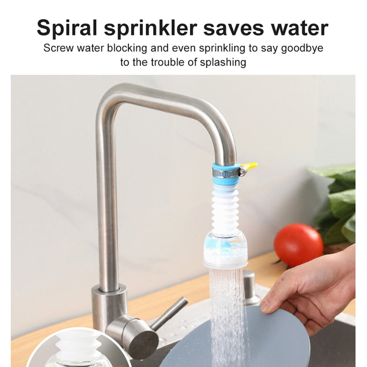 Trendiko 360-Degree Rotating Kitchen Faucet Extender