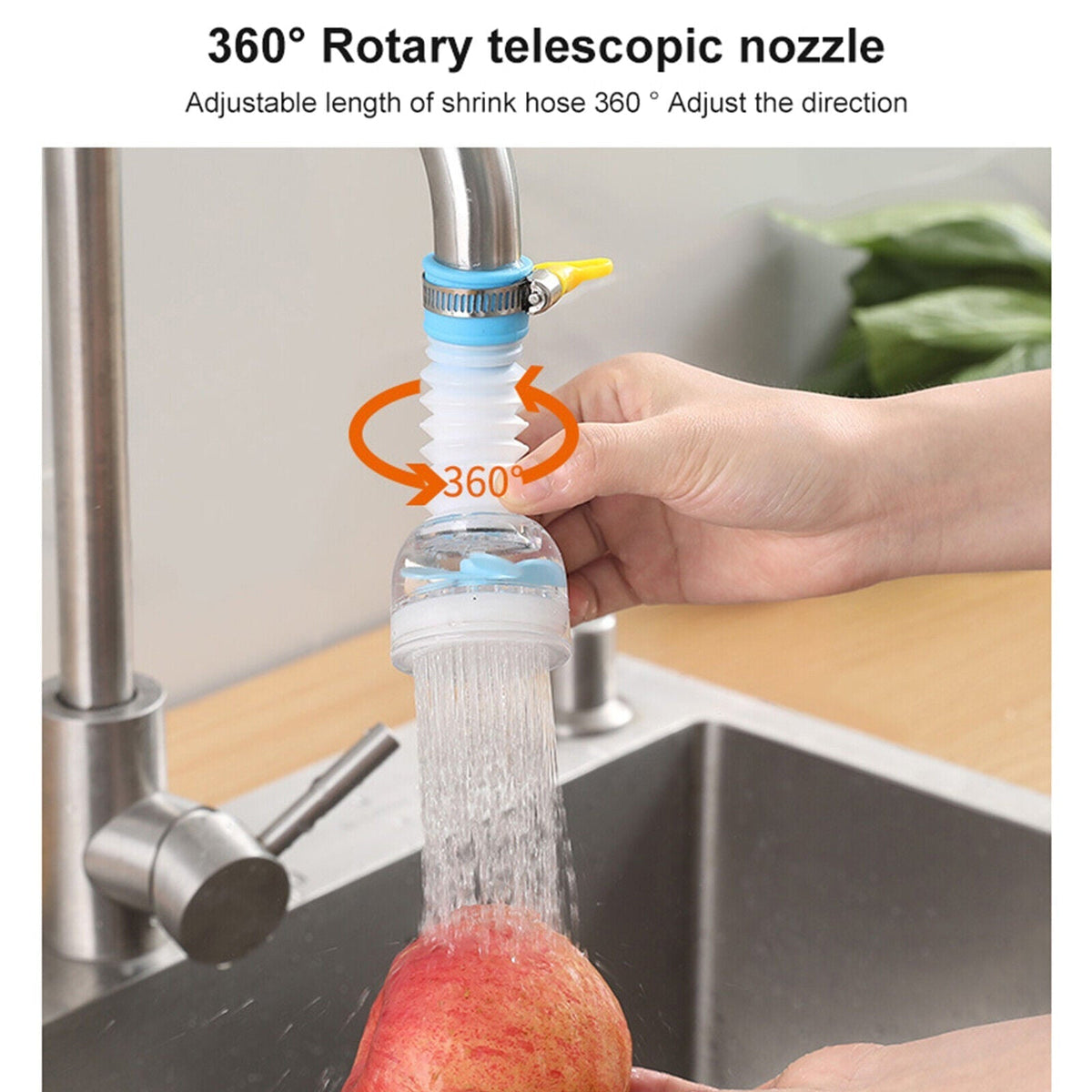 Trendiko 360-Degree Rotating Kitchen Faucet Extender