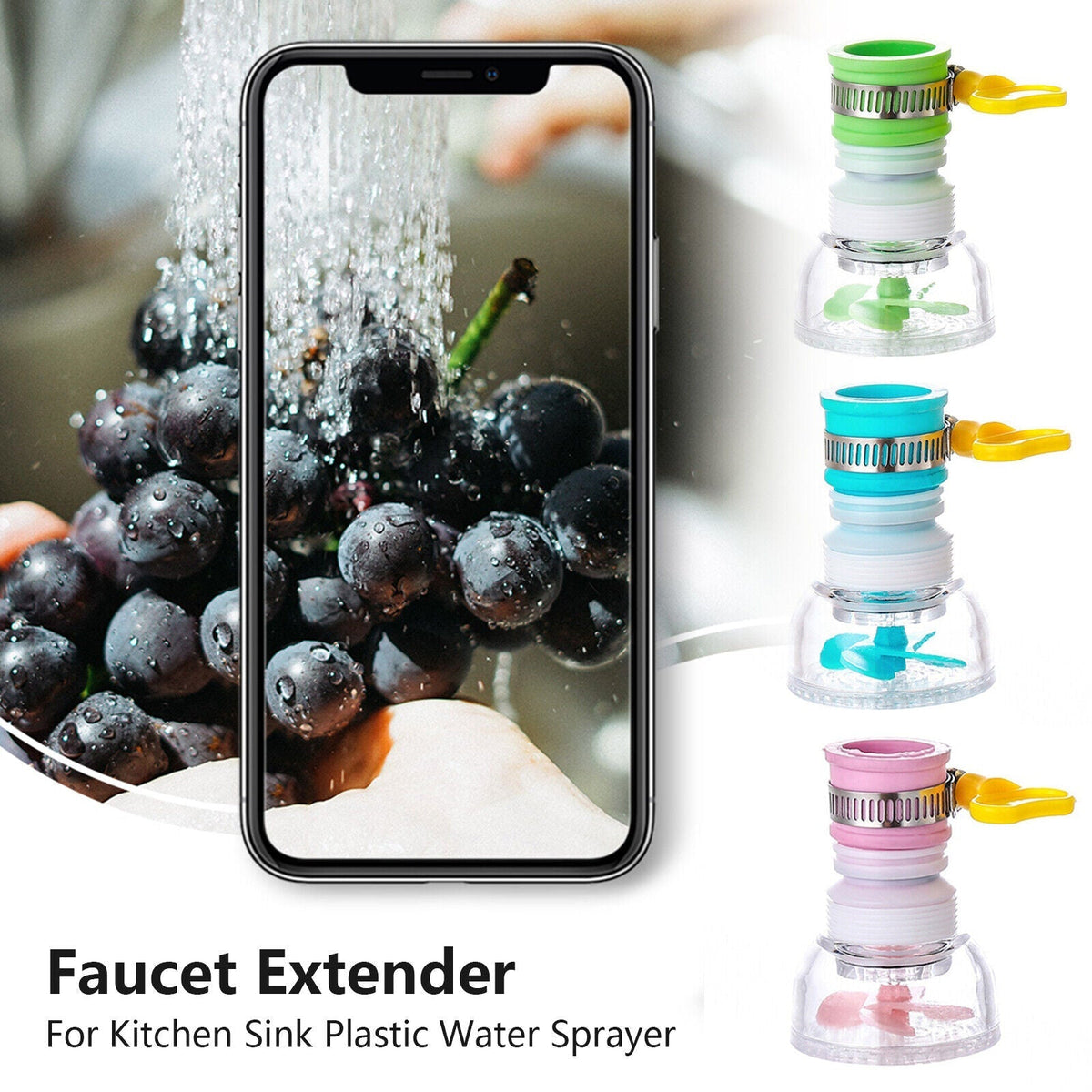360 degree rotating tap extender
